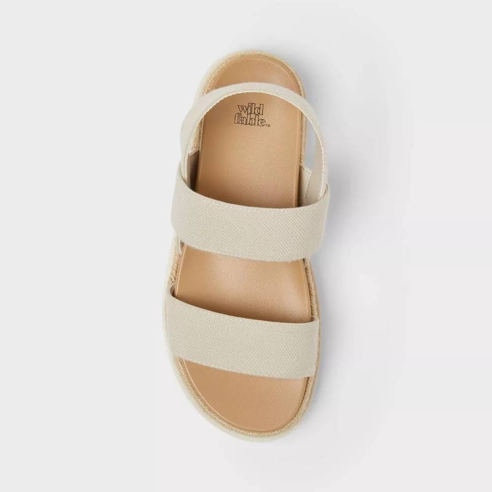 Women's Sandals by Wild Fable Elliot Off White Size 10 New With Tags - Picture 3 of 5
